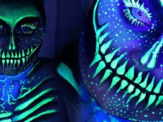 Светящиеся краски для бодиарта