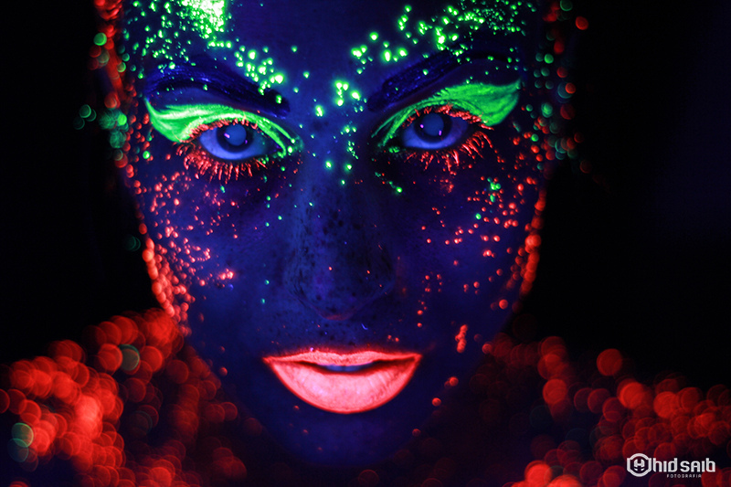 Светящиеся краски для бодиарта