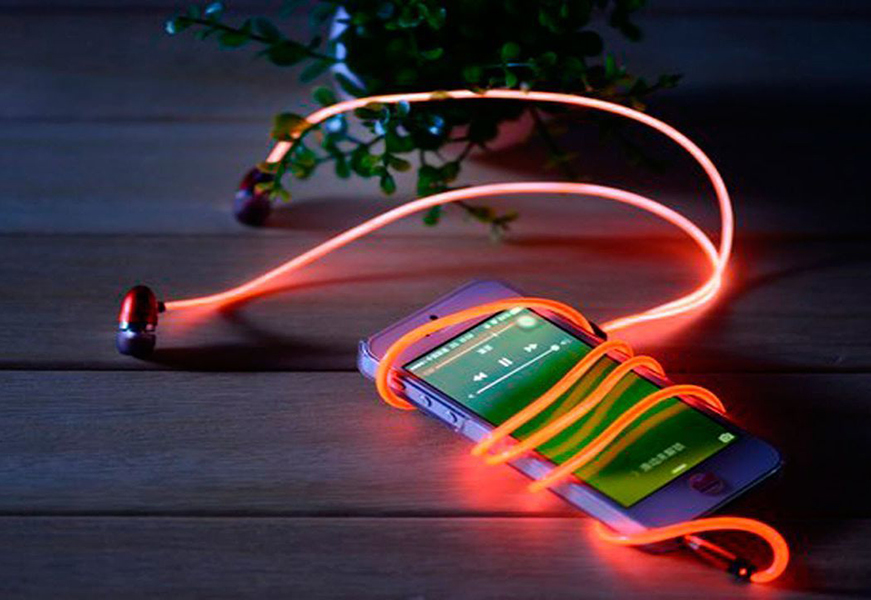 Светодиодные наушники