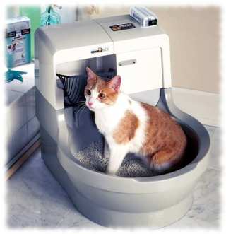Самоочищающийся туалет для кошек