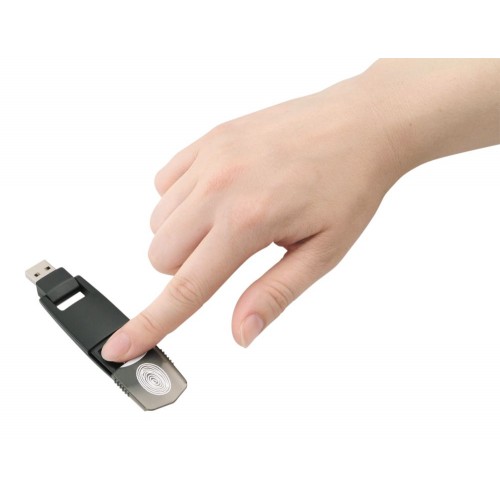 Флешка со сканером отпечатка пальца