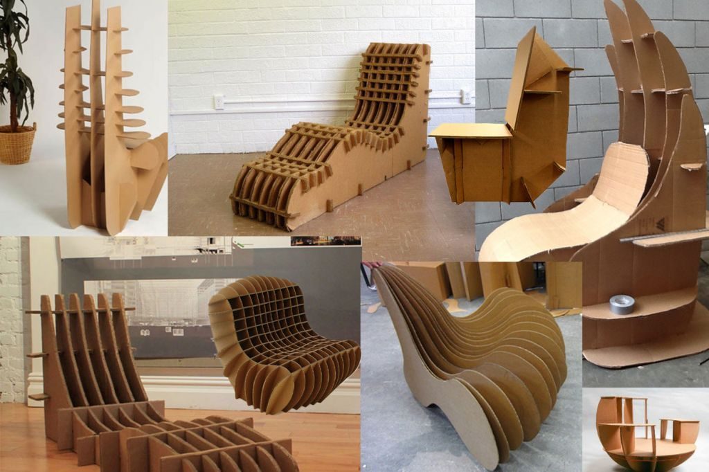 Мебель трансформер из крафт бумаги