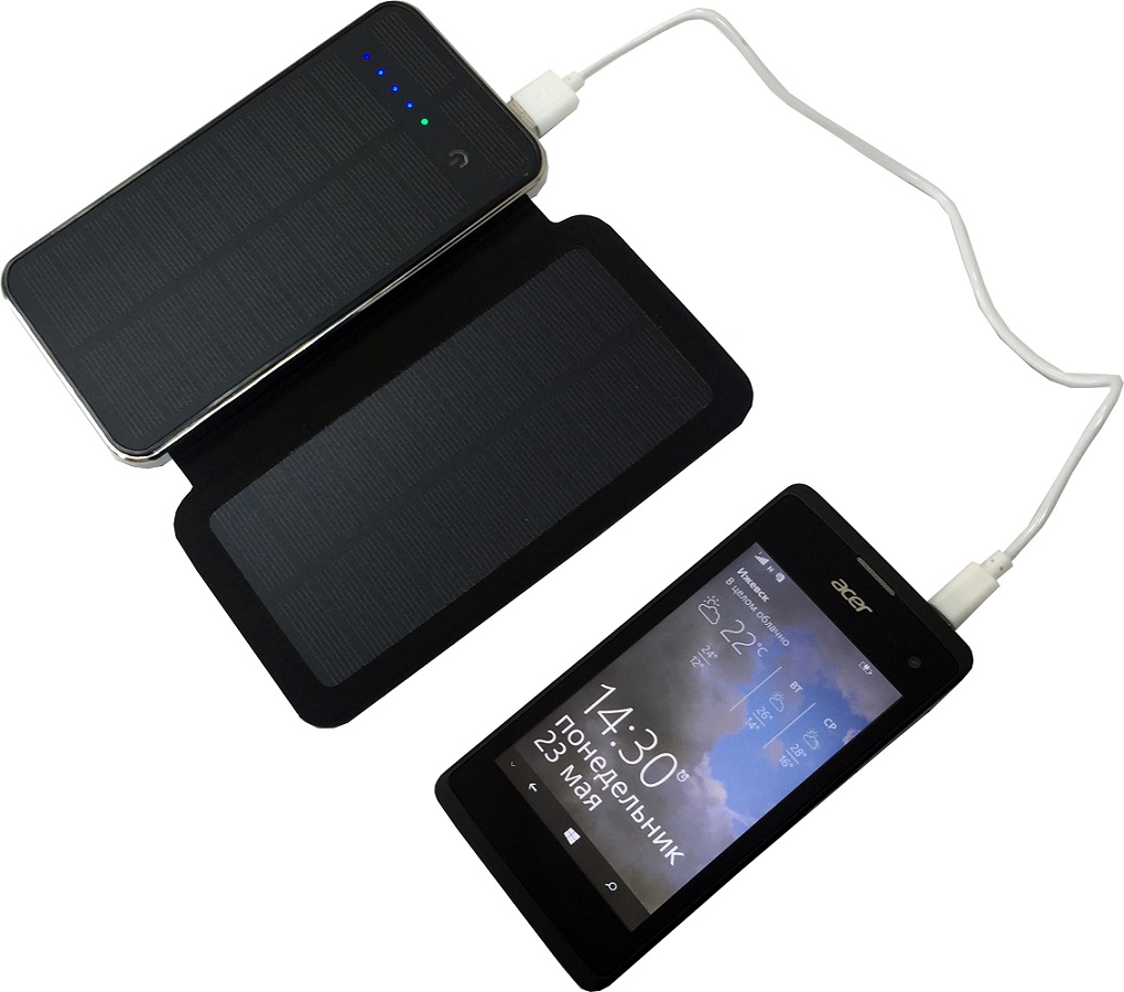 Зарядное устройство для телефона на солнечной батарее